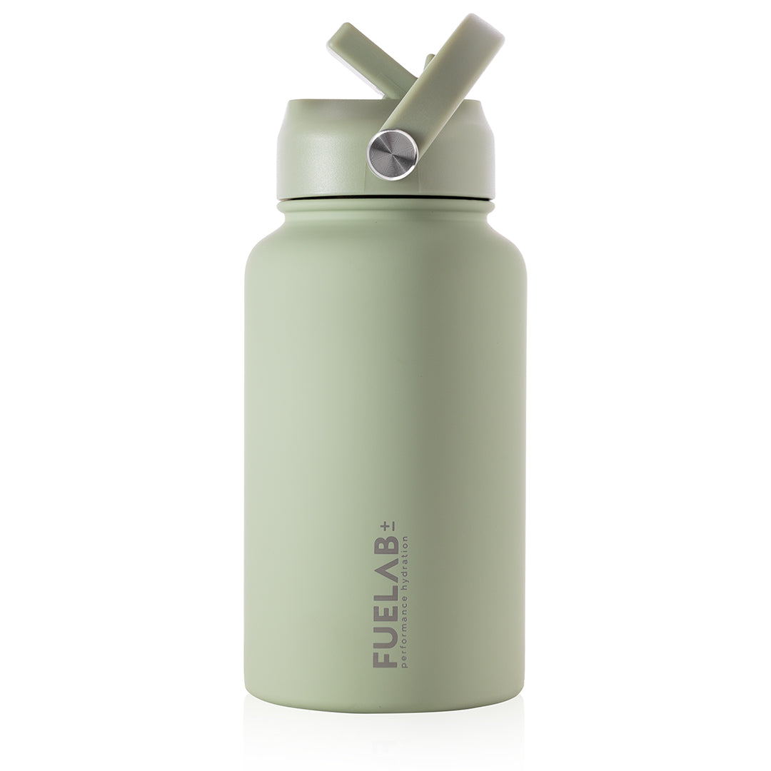 FUELAB± Hydration Pro Insulated бутилка със сламка · sage green | 650 ml