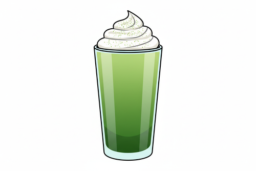 matcha shake svg